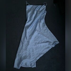 Light blue slip dress